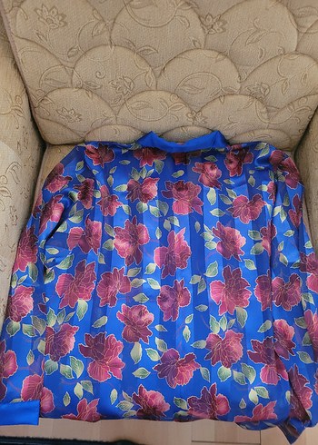 Saten görünümlü vintage pijama takımı doremi - Görsel 6