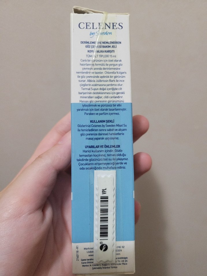 Celenes Derinlemesine Nemlendiren Göz Jeli 15 ml - Görsel 2