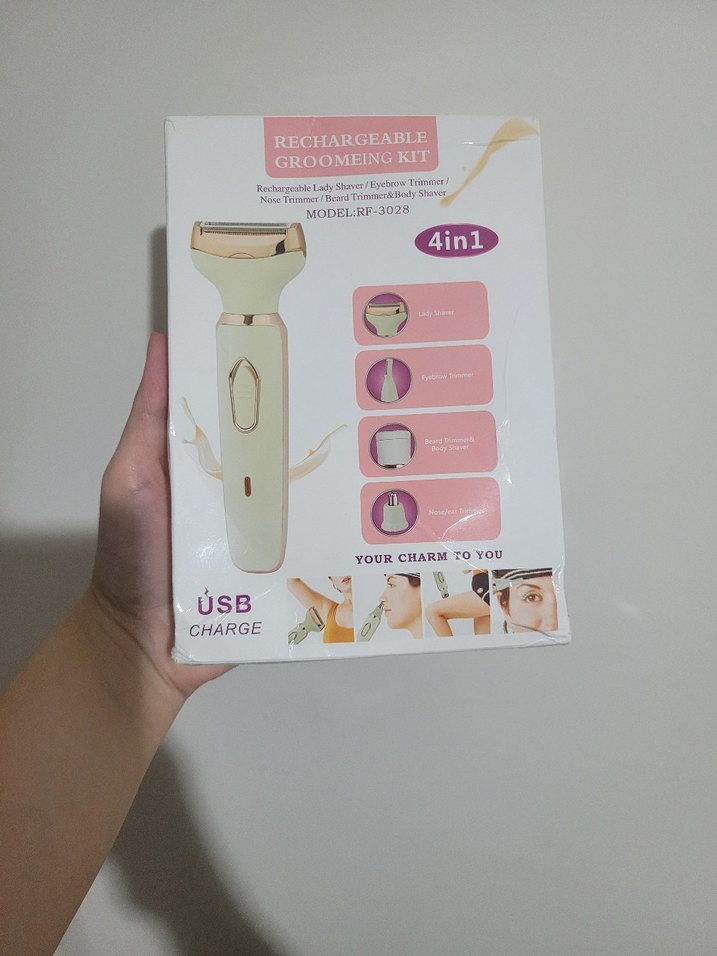 4'ü 1 Arada USB Şarjlı Epilatör Seti - Görsel 2