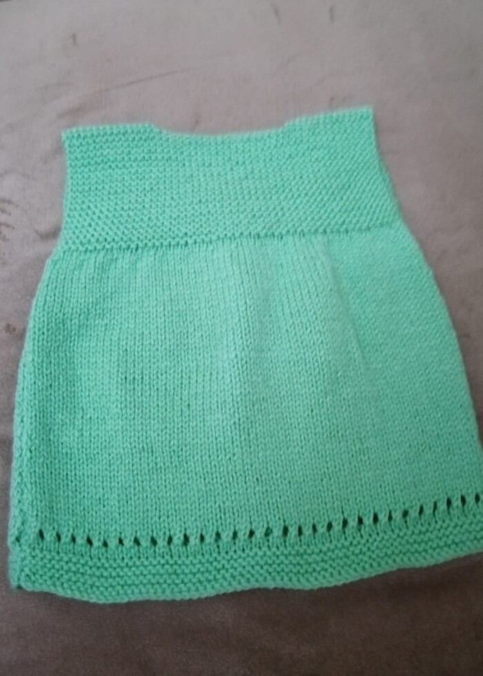 Yeşil Bebek Yelek - Görsel 2