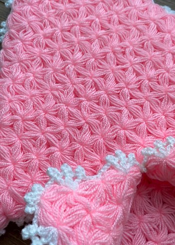 Pembe El Örgüsü Banyo Süngeri - Görsel 5