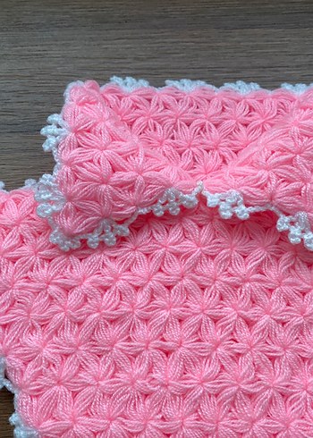 Pembe El Örgüsü Banyo Süngeri - Görsel 2