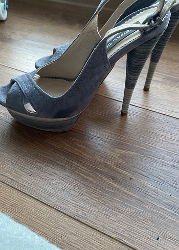 KEMAL TANCA Süet Platform Topuklu Kadın Ayakkabı - Görsel 3