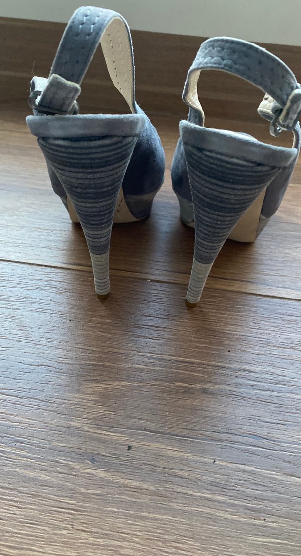 KEMAL TANCA Süet Platform Topuklu Kadın Ayakkabı - Görsel 5