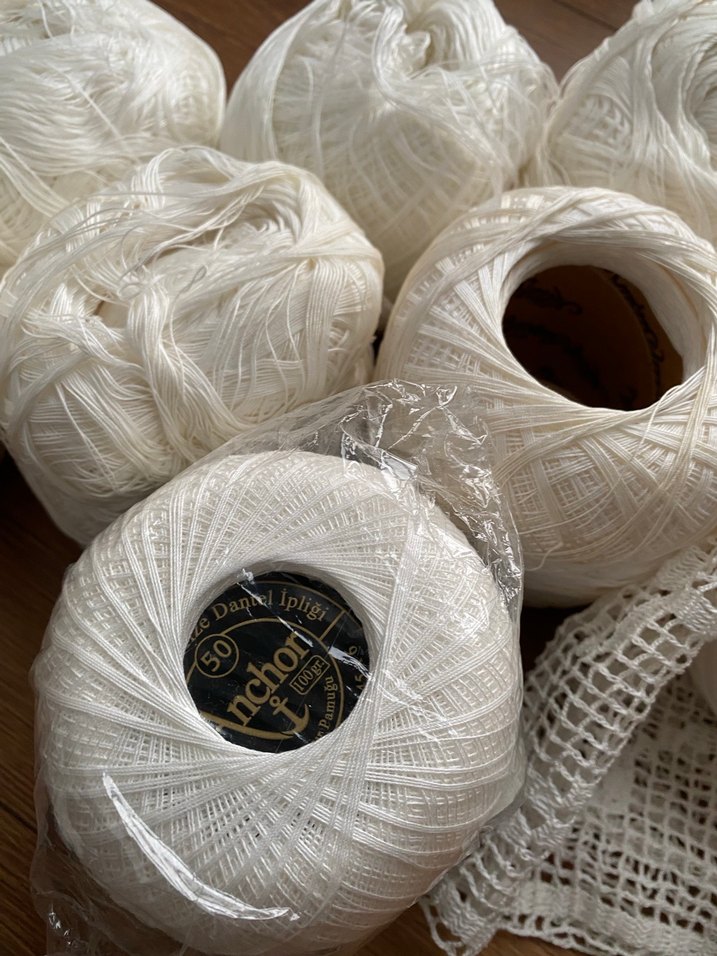 Anchor Beyaz El İşi İpi - Görsel 5