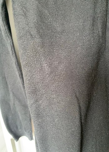 Lacivert Düğmeli V Yaka Kadın Hırka - Görsel 4