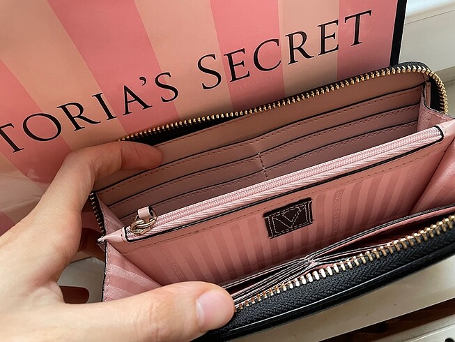  Beden siyah Renk Victoria's secret büyük cüzdan