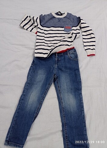 5 Yaş Beden mavi Renk Lcw pantalon