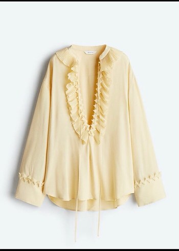 H&M sarı bluz