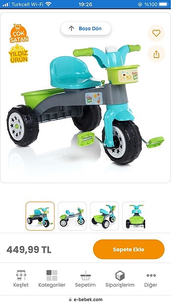 Baby toys ilk bisikletim