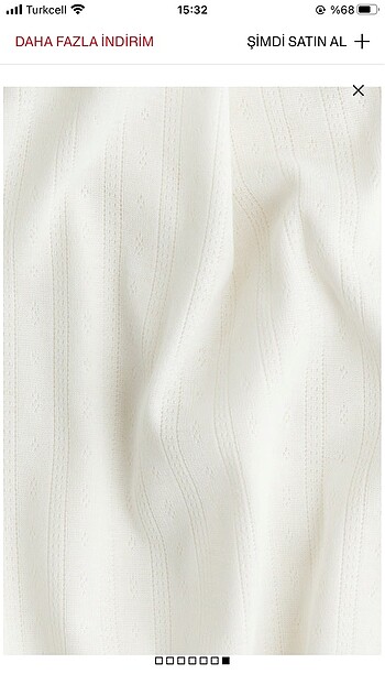 H&M Delik desenli jarse pantolon