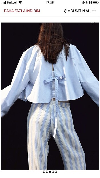 l Beden mavi Renk H&M pantolon