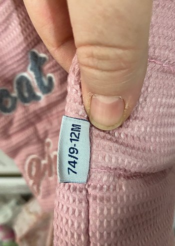 Kapşonlu Kız bebek yelek - Görsel 2