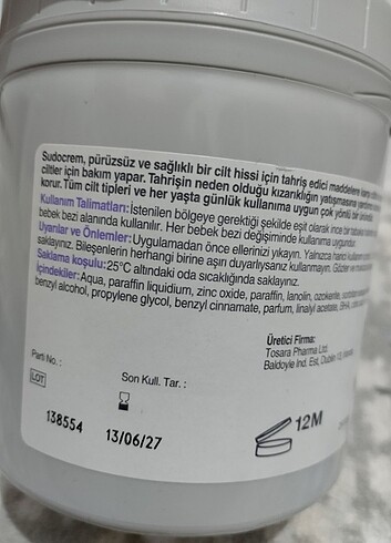 Beden Renk Sudocrem