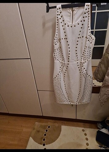 Davet beyaz elbise