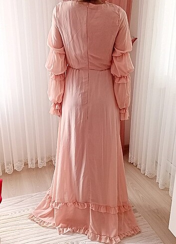 Zara Şifon Elbise 