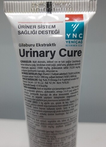 YNC Urınary Cure Kedi/Köpek İdrar yolu destekleyici