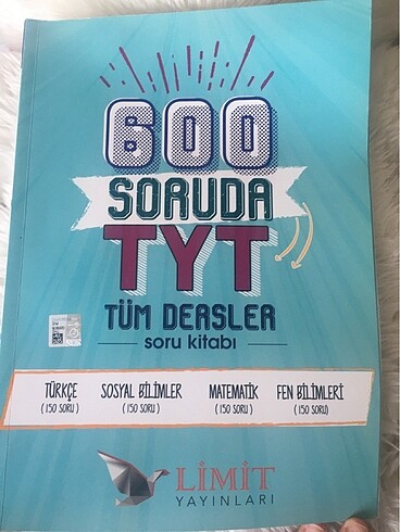 Tyt tüm dersler soru kitabı