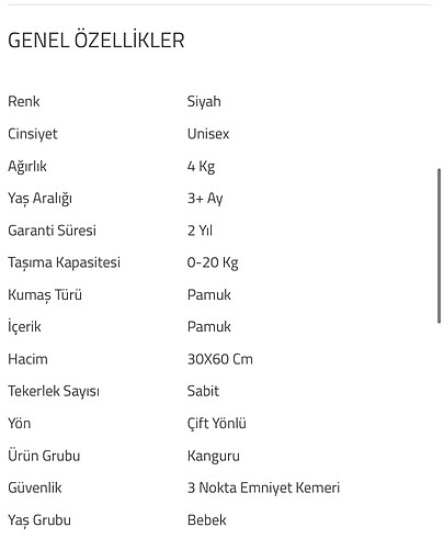 Diğer Beden İlkay baby handy ergonomik kanguru ( 3 ay - 4 yaş)