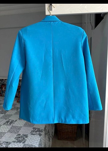 Mavi Kadın Düğmeli Blazer - Görsel 4