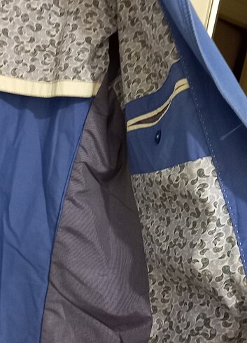 Kiğılı erkek Slim fit astarlı açık mavi ceket 