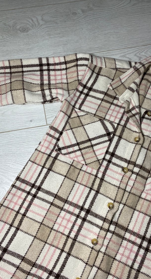 Düğmeli Uzun Kollu Ekose çocuk Gömlek - Görsel 3