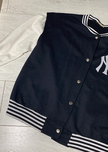 Düğmeli Gri Kadın Spor Ceket - Görsel 2