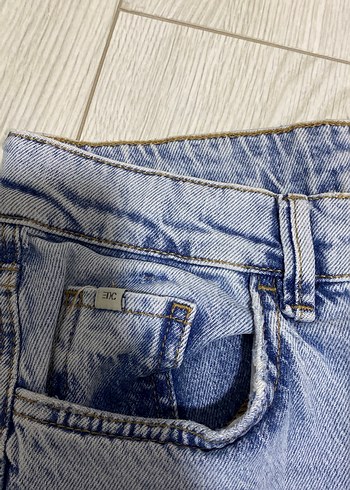 Gri Kadın Midi Kot Pantolon - Görsel 8