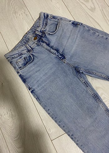 Gri Kadın Midi Kot Pantolon - Görsel 2