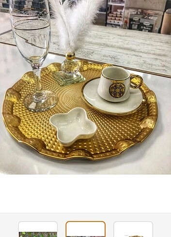 Gold sunum tepsisi