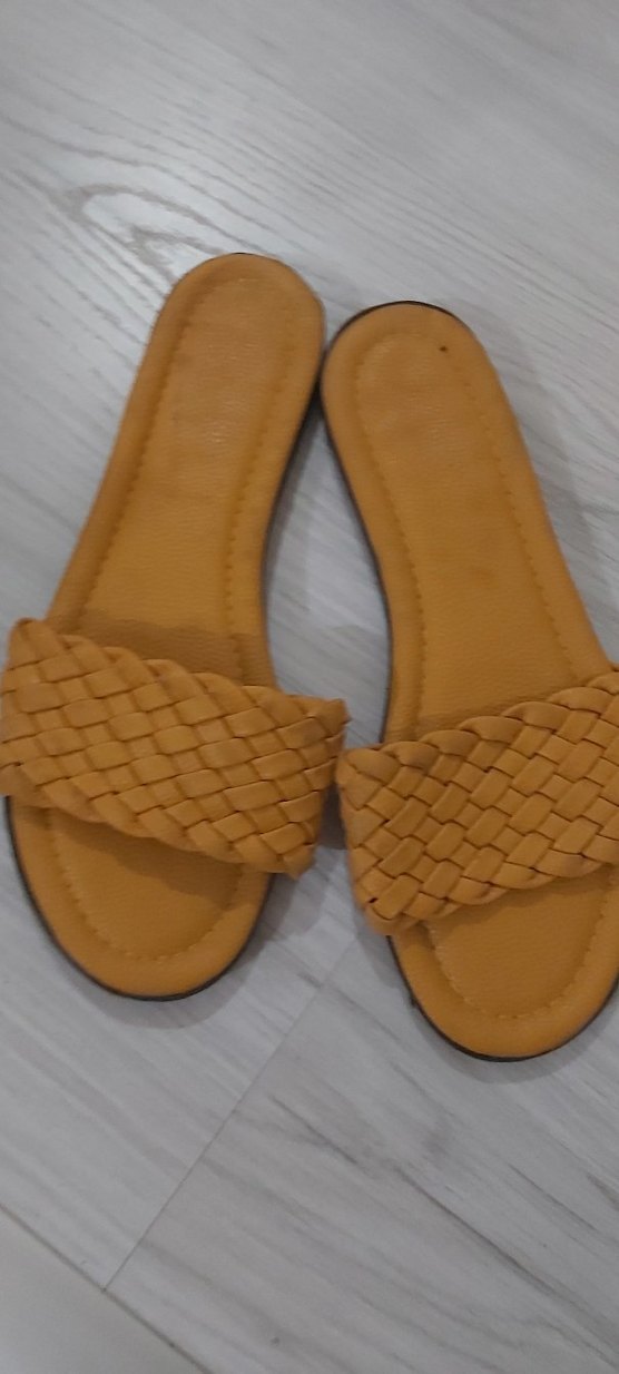 Çok Renkli Gri Bantlı Sandalet - Görsel 5