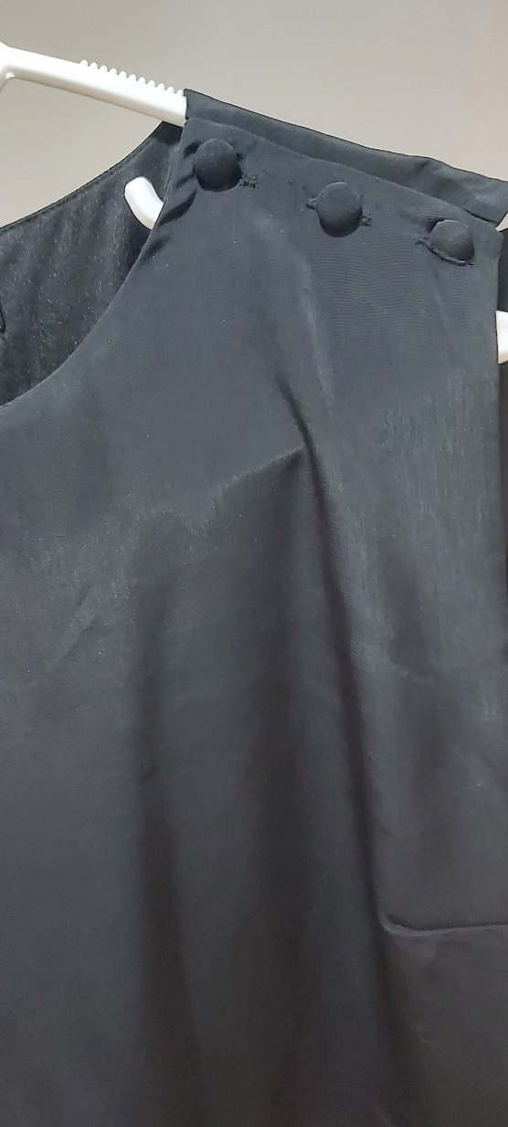 Siyah Piliseli Midi Etek - Görsel 5