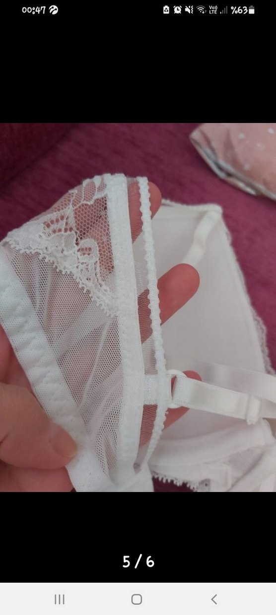 Beyaz Bohem Tarzı Dantelli Sütyen - Görsel 4