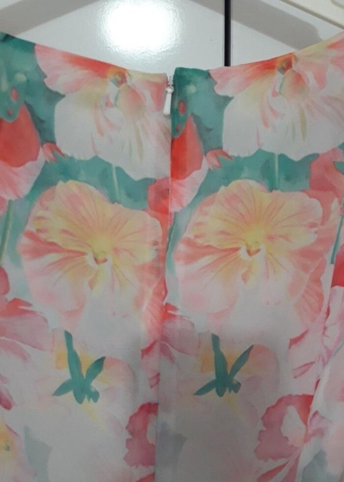 Şifon elbise - Görsel 4