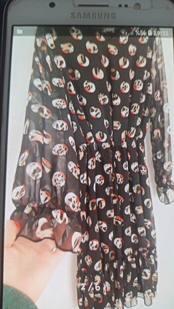 Şifon elbise - Görsel 2