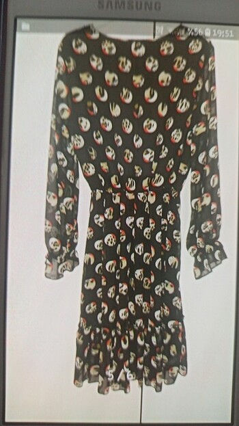 Şifon elbise - Görsel 5