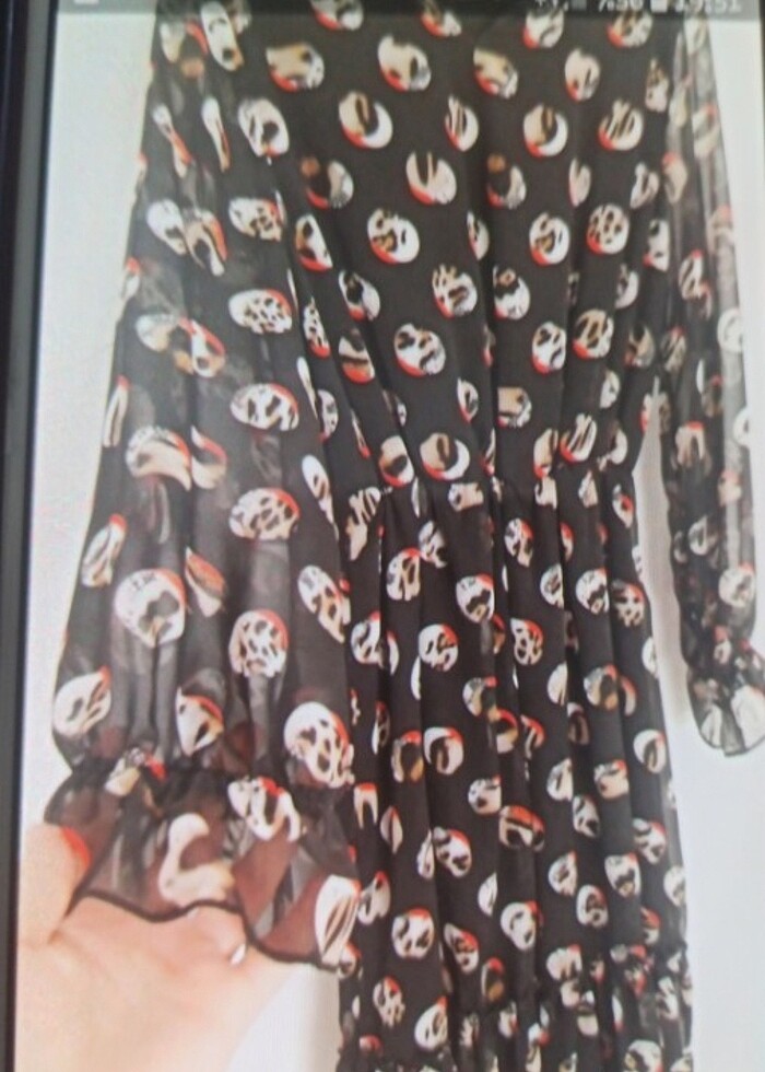 Şifon elbise - Görsel 2