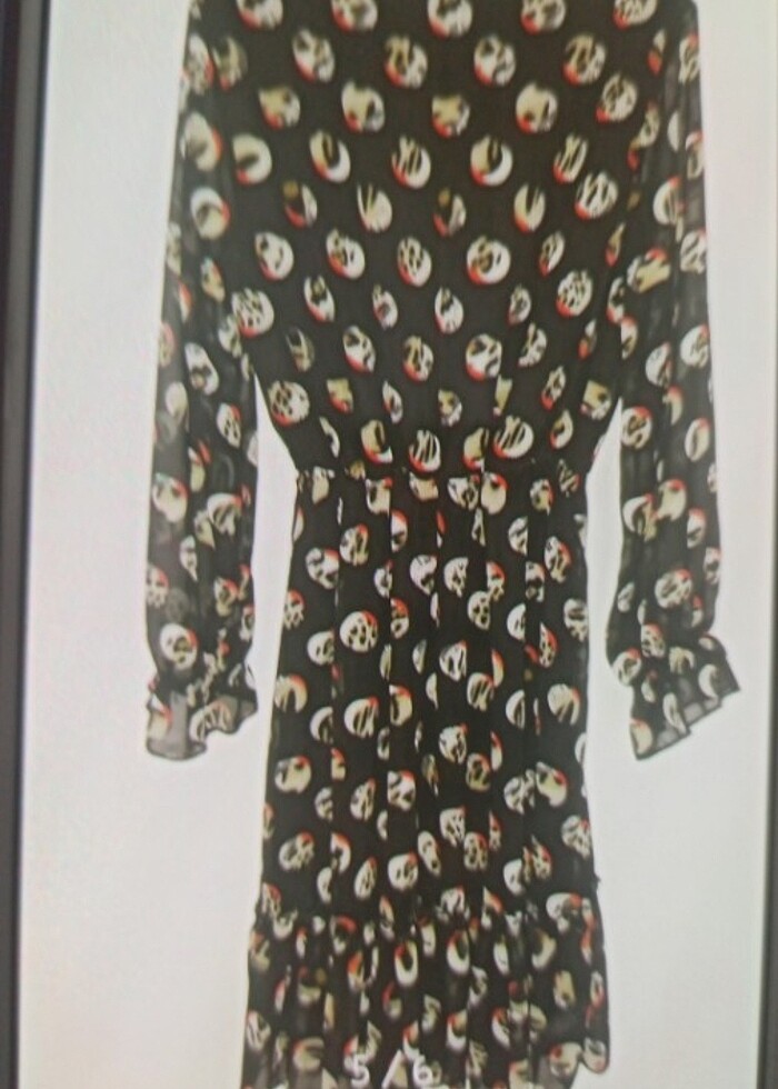 Şifon elbise - Görsel 5