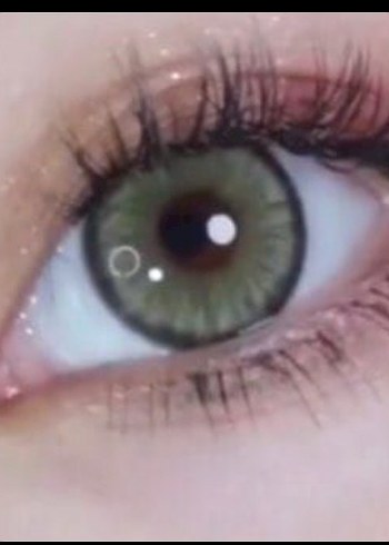 Haki Gri Kontakt Lens