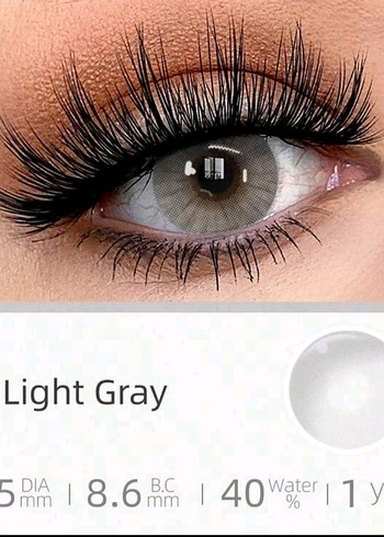 Gri Takma Kirpik - Görsel 3