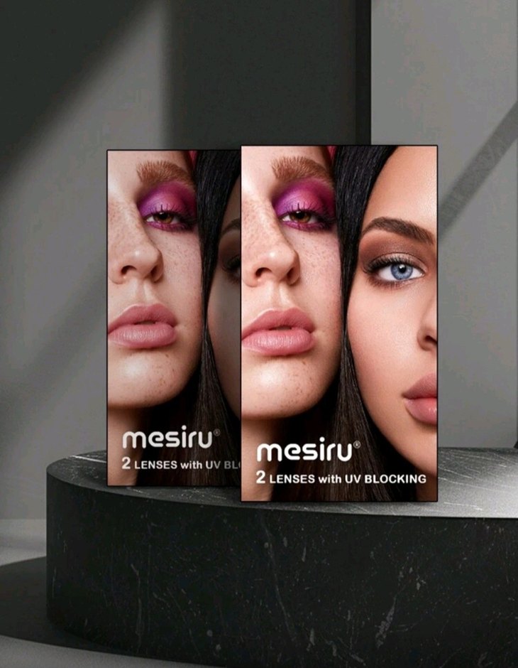 Koyu Kırmızı Takma Kirpikler - Görsel 3