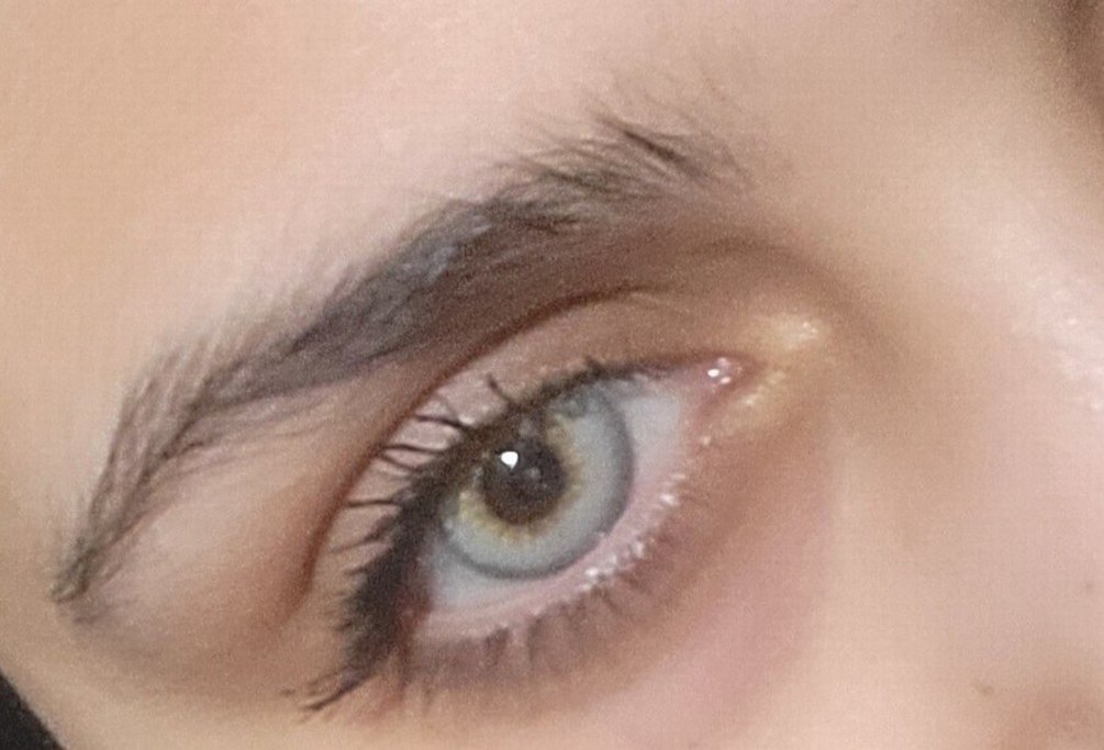 Bej Gri Takma Kirpik - Görsel 3