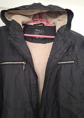 Kapüşonlu Siyah Fermuarlı Kadın Ceket - Görsel 4