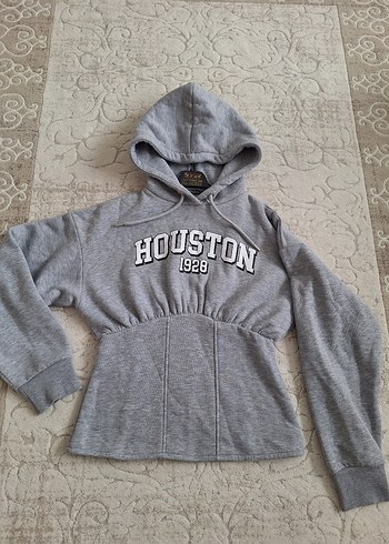 Diğer Gri Kapusonlu Sweatshirt