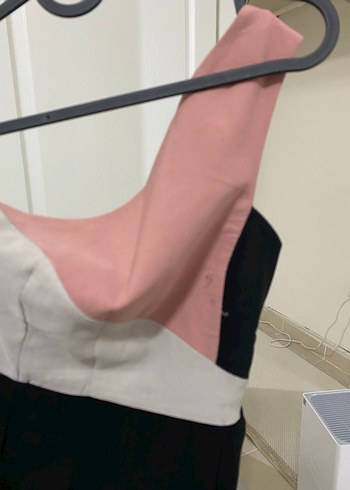 Siyah Drapeli Uzun Abiye Elbise - Görsel 3