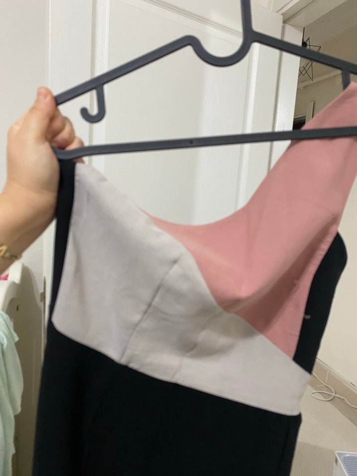 Siyah Drapeli Uzun Abiye Elbise - Görsel 5