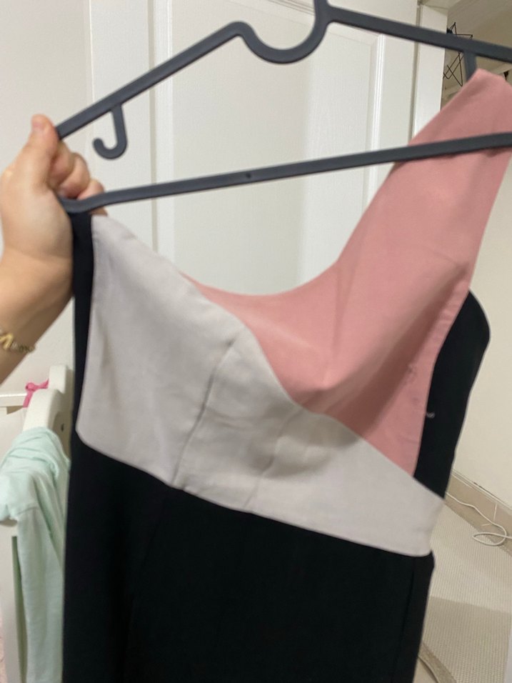 Siyah Drapeli Uzun Abiye Elbise - Görsel 4