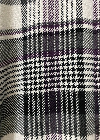 Mor Ekose Desenli Erkek Gömlek - Görsel 3