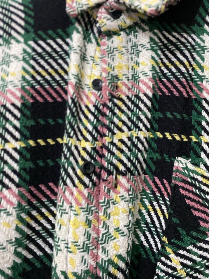 Düğmeli Çok Renkli Erkek Gömlek - Görsel 2