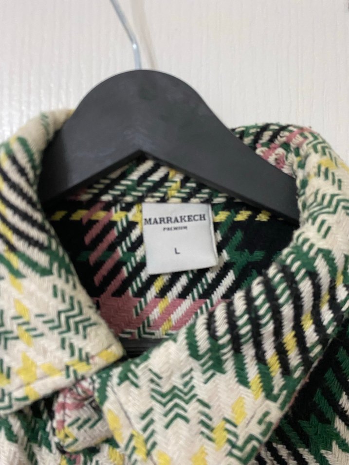 Düğmeli Çok Renkli Erkek Gömlek - Görsel 3